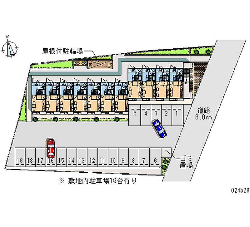 レオパレス未来 月極駐車場