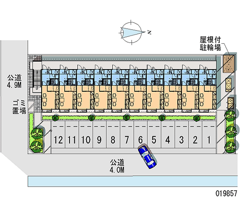 19857月租停车场