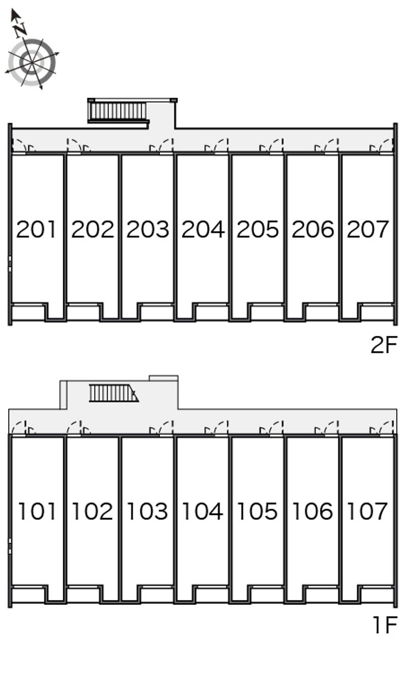 クレイノＷｉｌｌ　Ｃ 間取配置図