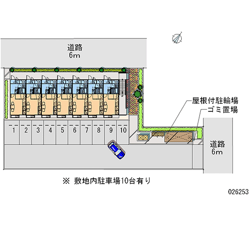 レオパレスオークス東金 月極駐車場