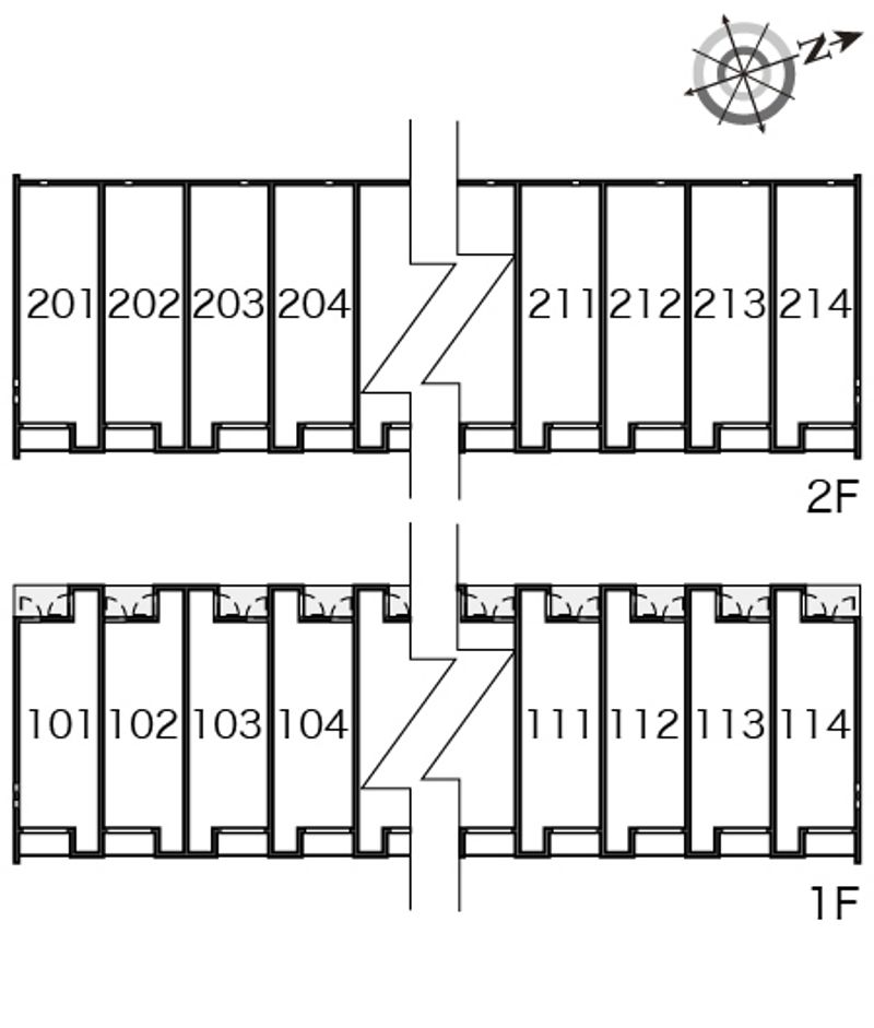 クレイノロイヤル三木 間取り配置図