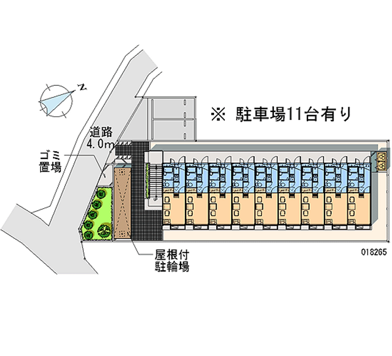 レオパレスエスペランサＢ 月極駐車場