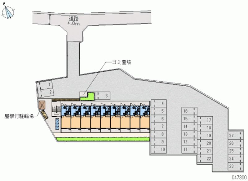 レオパレス善 月極駐車場