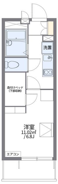 レオパレス浜風 間取り図