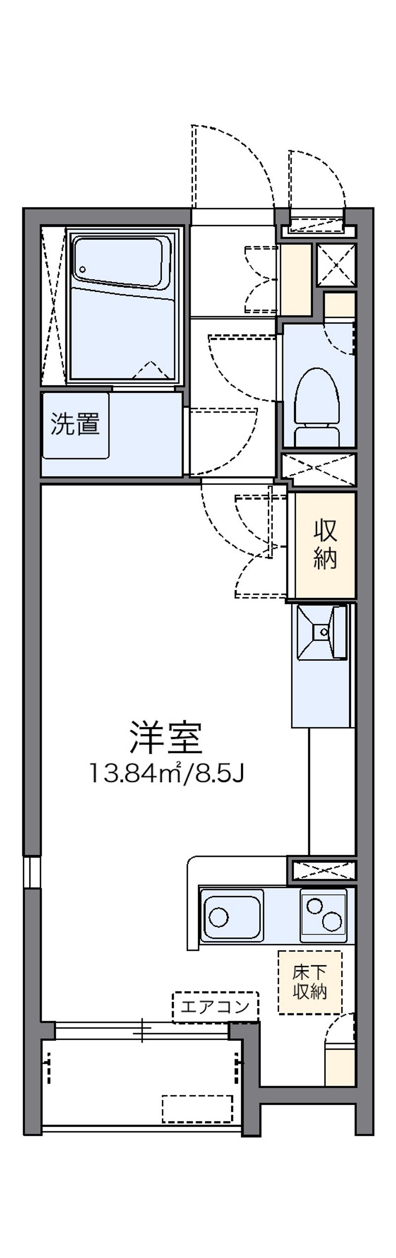 レオネクストＣＲＥＡ東館 間取図