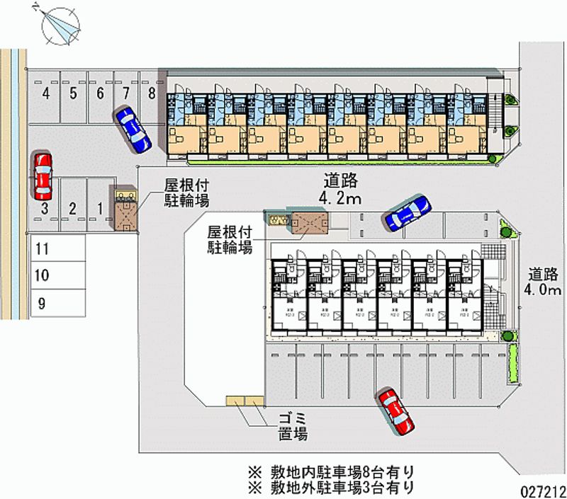 レオパレス横田レジデンス 月極駐車場