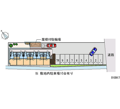 レオパレスＫＵＲＯＩＳＨＩ 月極駐車場