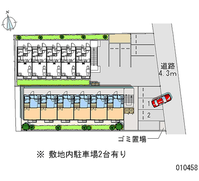 10458 Monthly parking lot