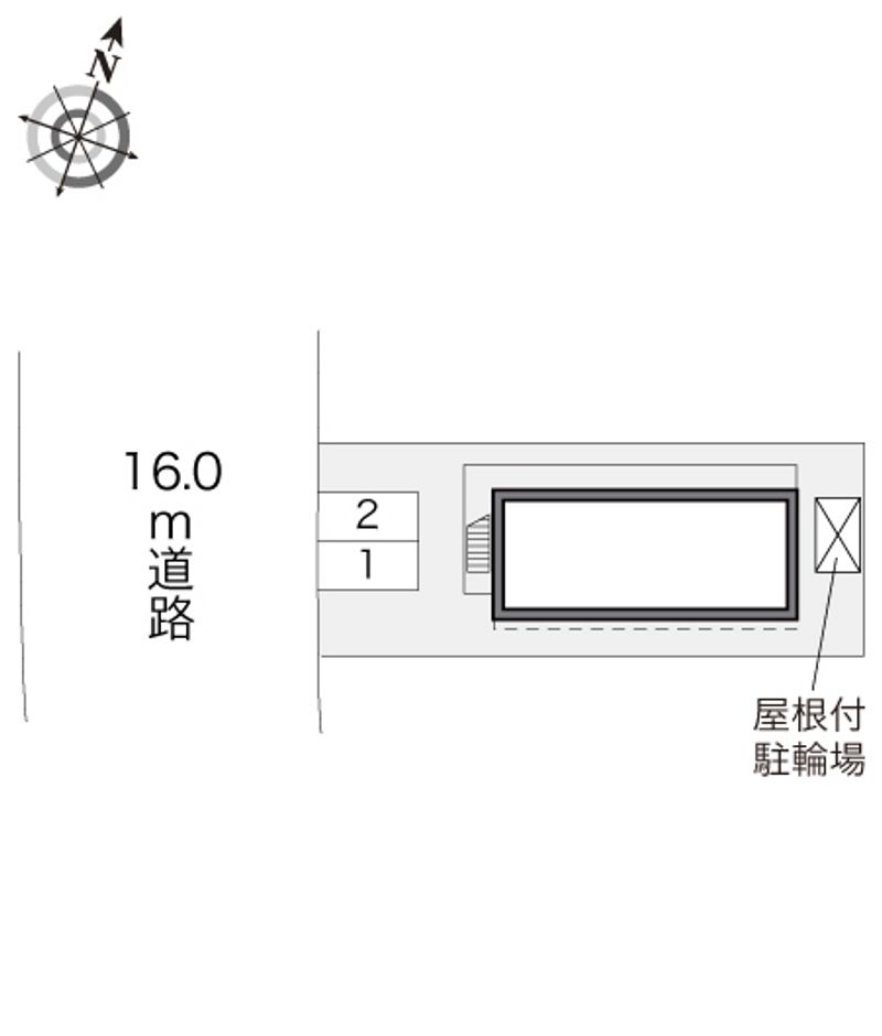 レオパレスさいわい 配置図