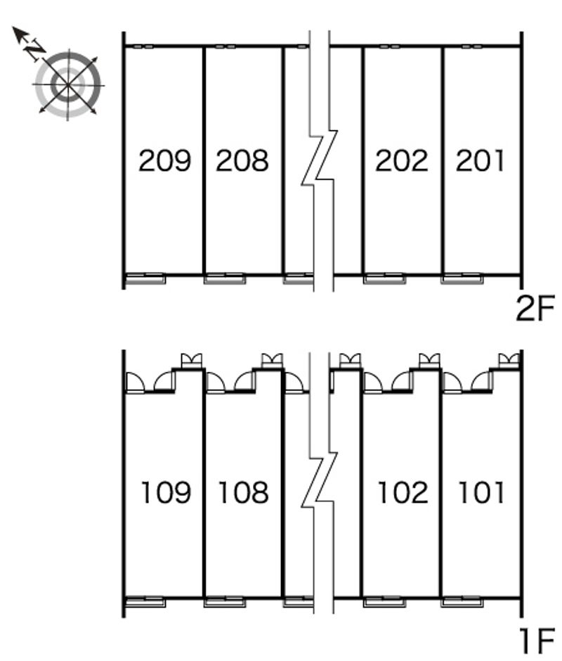 レオネクストウラノス 間取り配置図