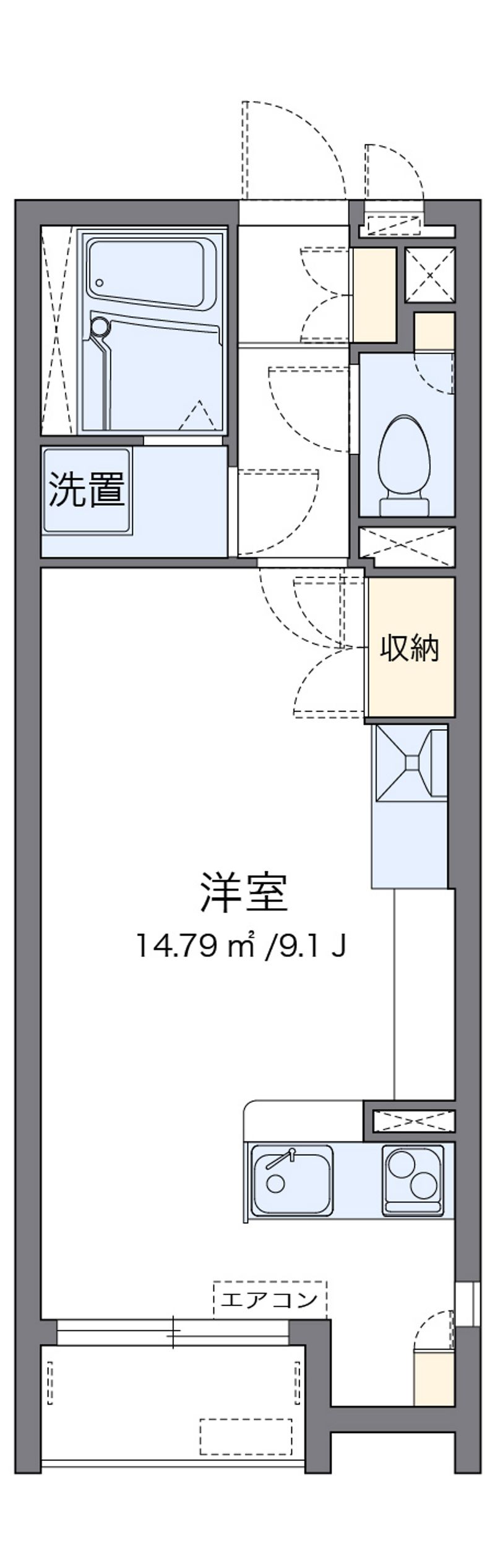 レオネクスト海南名高 間取図