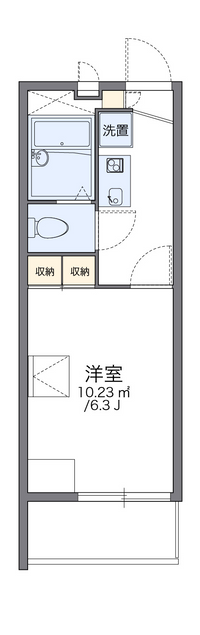 レオパレスフセアジロミナミ 間取り図