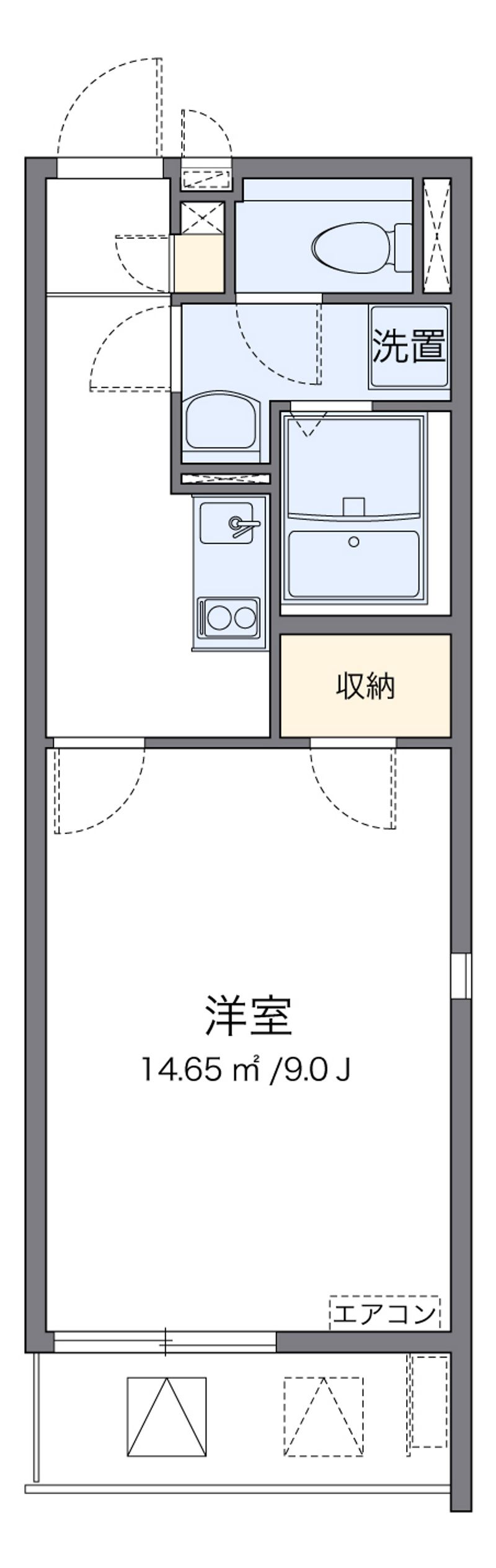 クレイノグローリアⅣ 間取図