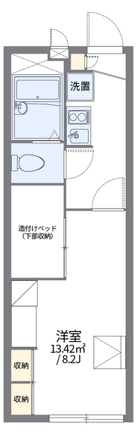 レオパレスモイスン 間取り図