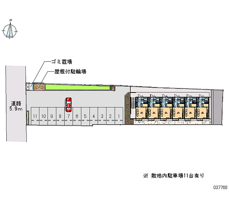 37768月租停車場