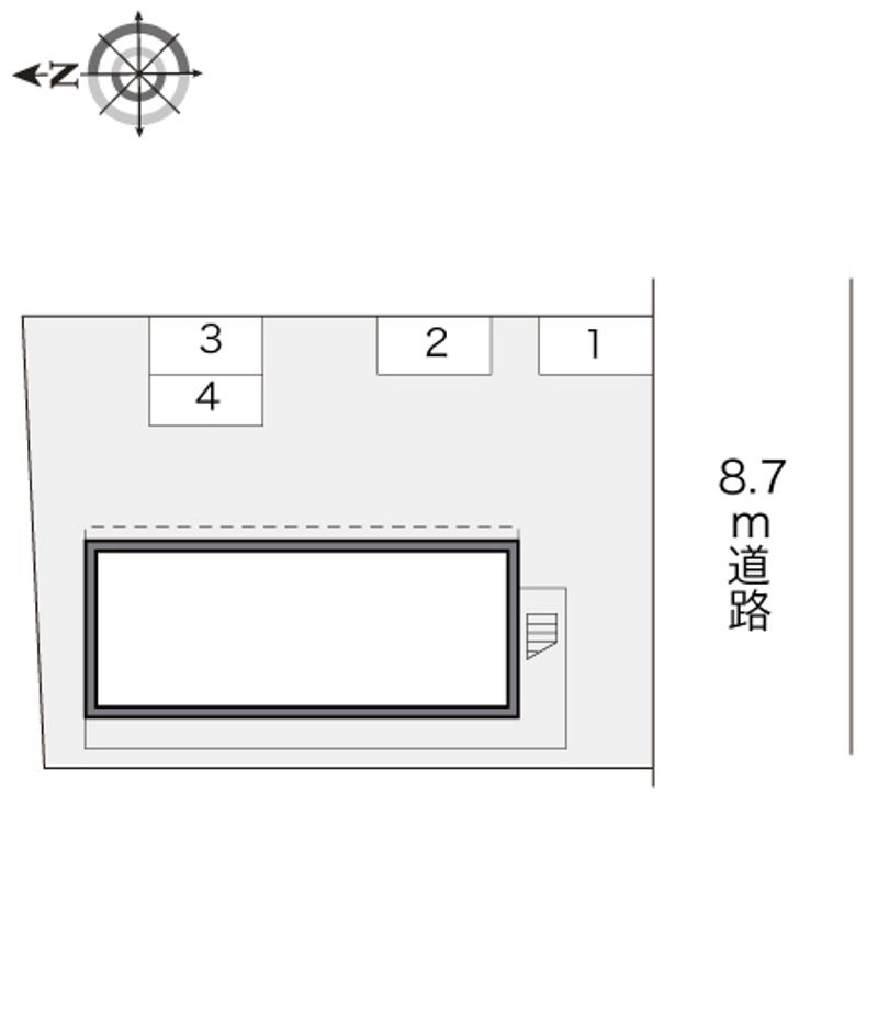 レオパレスＫＯＩＺＵＭＩ 配置図