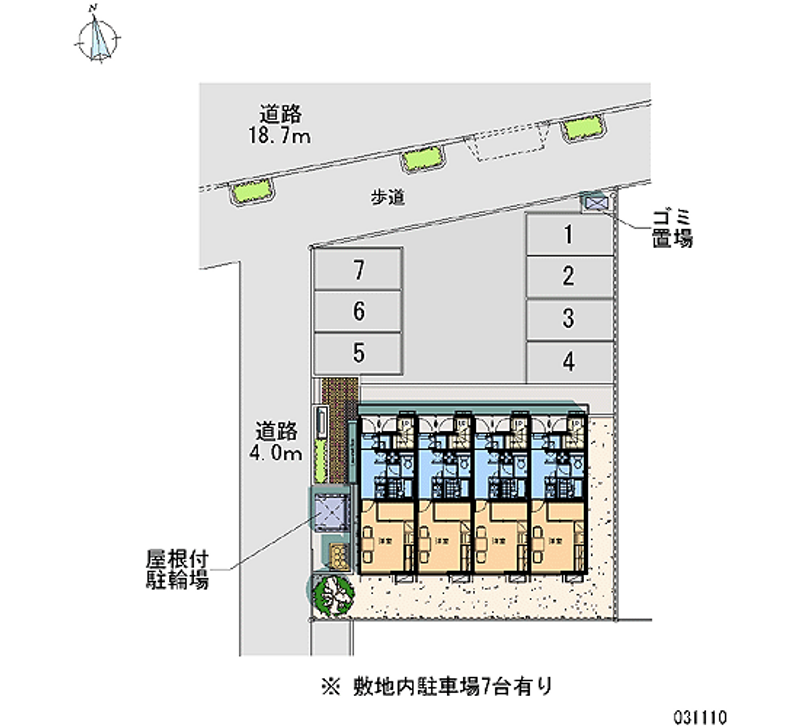 31110 Monthly parking lot