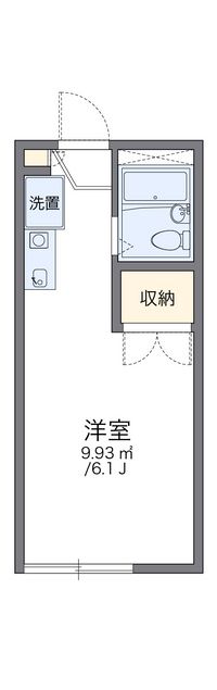 レオパレスアムールⅠ 間取り図