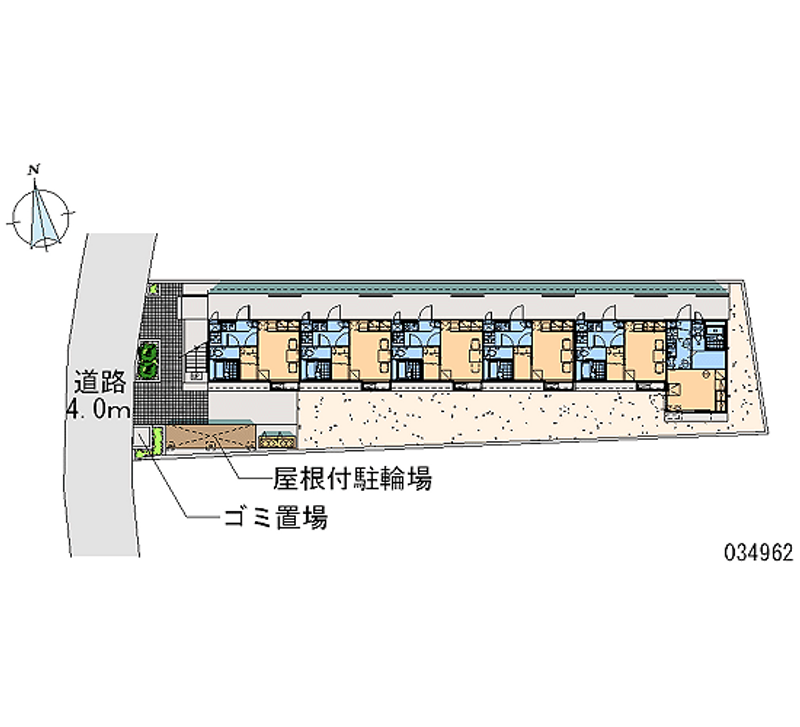 レオパレスプラムアヴェニュー 区画図