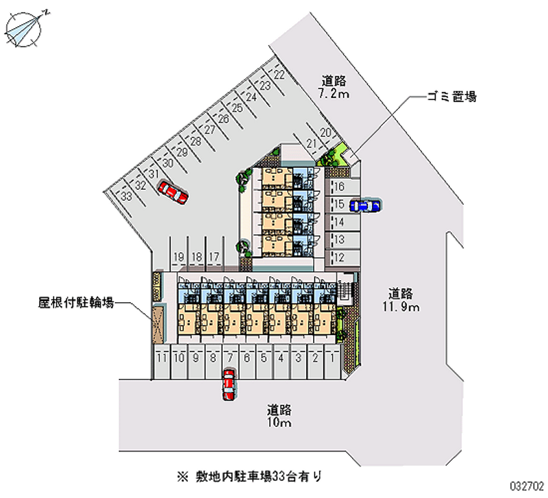 32702 Monthly parking lot