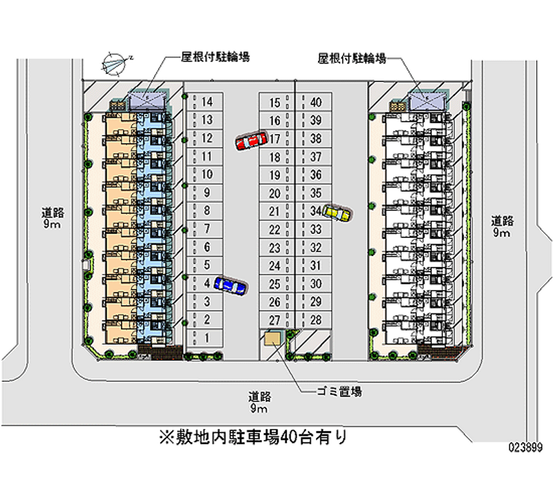 23899 bãi đậu xe hàng tháng