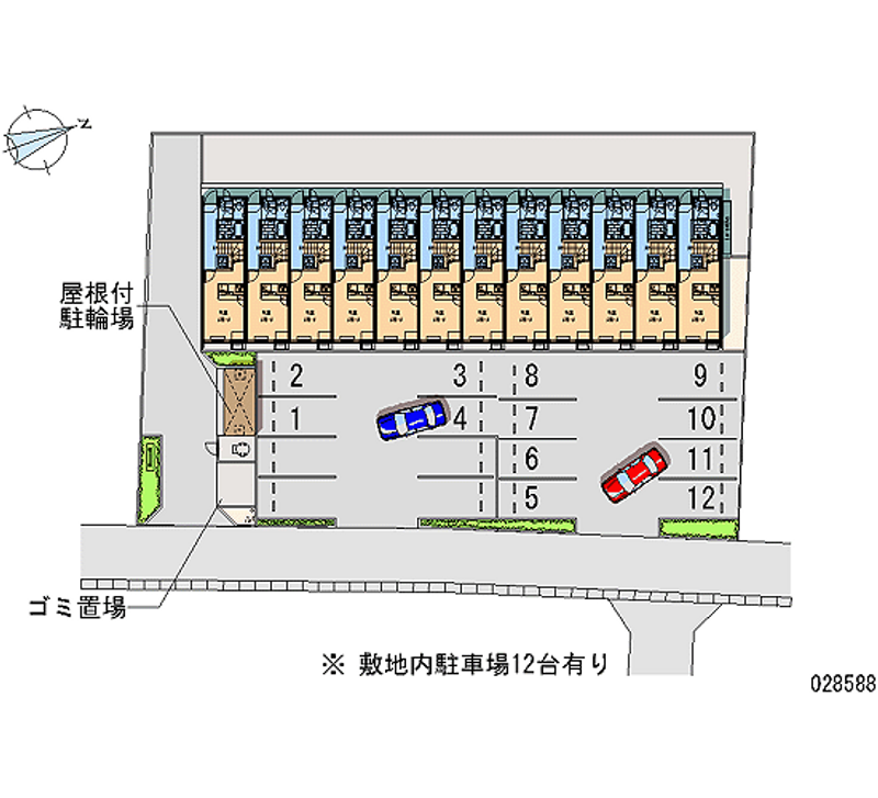 28588 Monthly parking lot