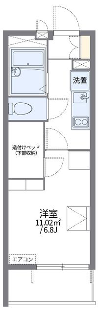 レオパレスクリフ柳都 間取り図