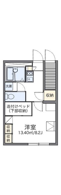 レオパレスエトワールＢ 間取り図