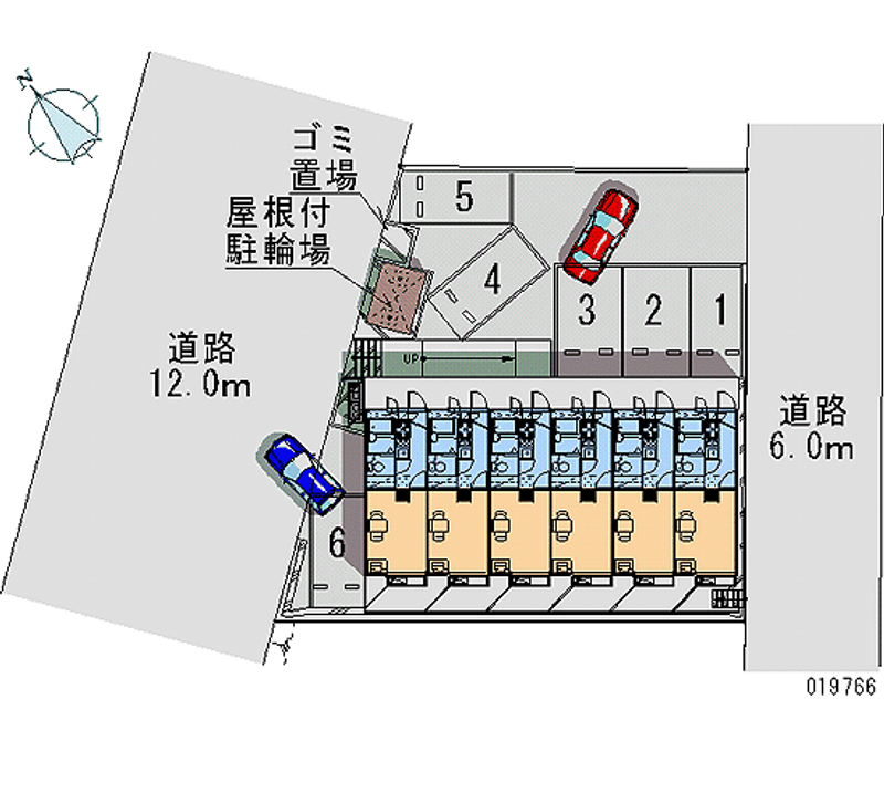 レオパレスルミネソレイユ 区画図