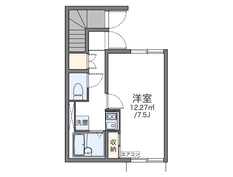 レオネクストシーブリーズ湘南Ⅱ 間取図
