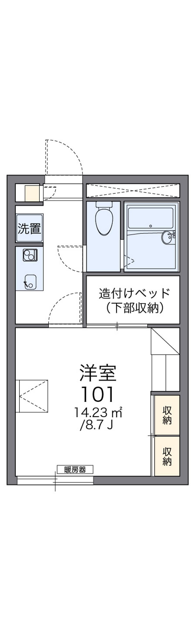 レオパレスＲＯＵＴＥ３６　Ⅴ 間取図