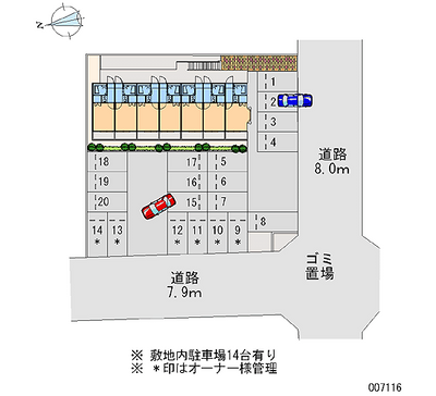 07116 Monthly parking lot