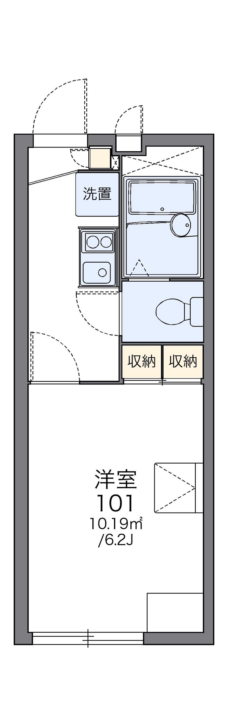 レオパレスＹＵＲＩＭＡ２１未来 間取図
