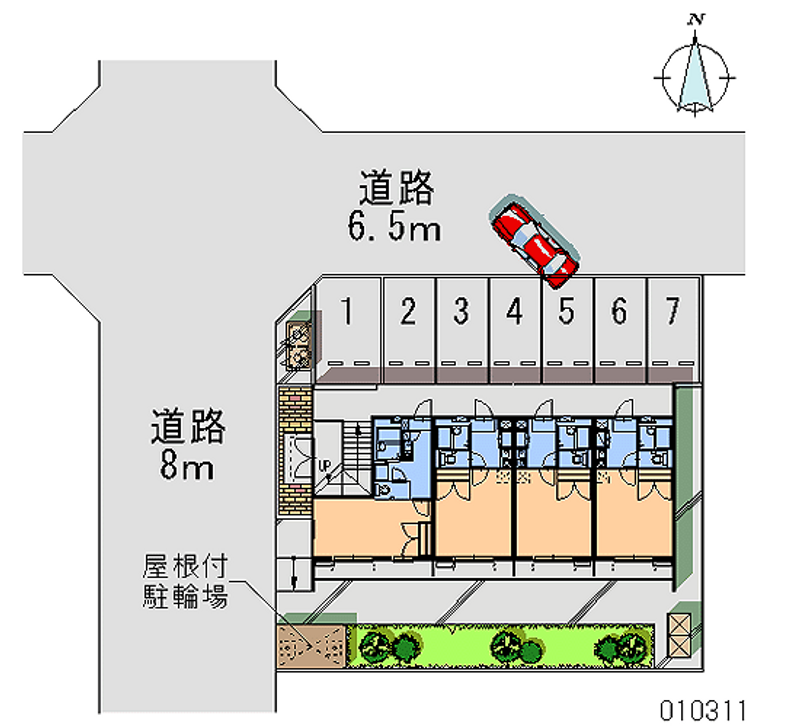 10311 Monthly parking lot