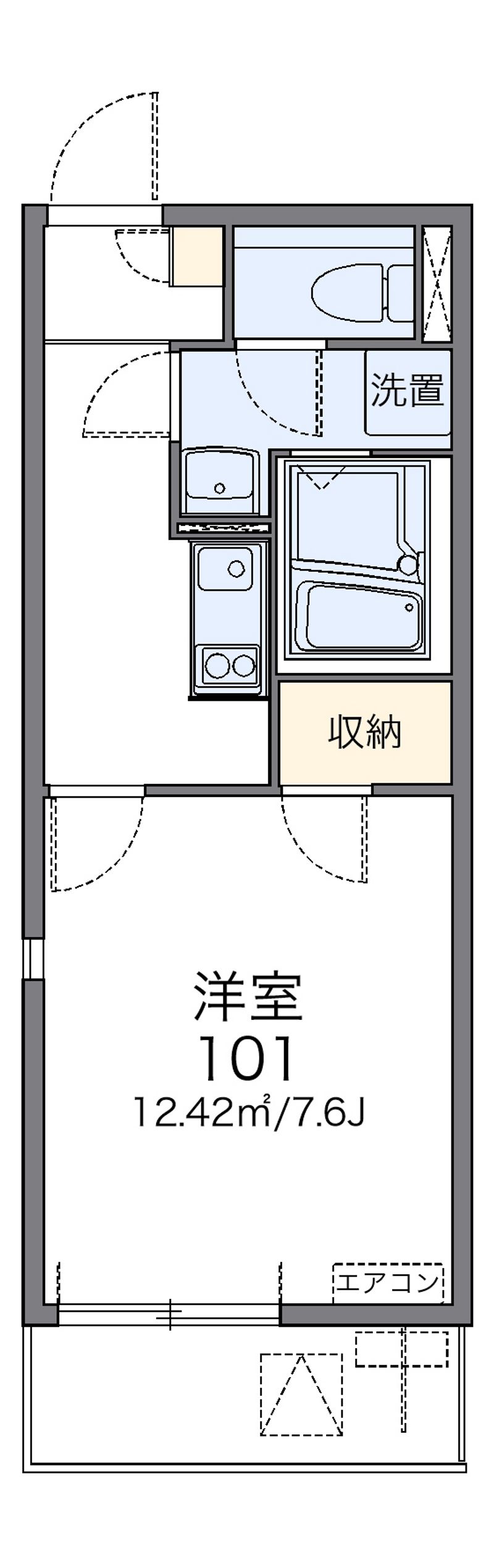 レオネクストシャトレー出花 間取図