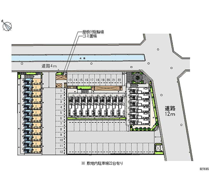 27665 Monthly parking lot