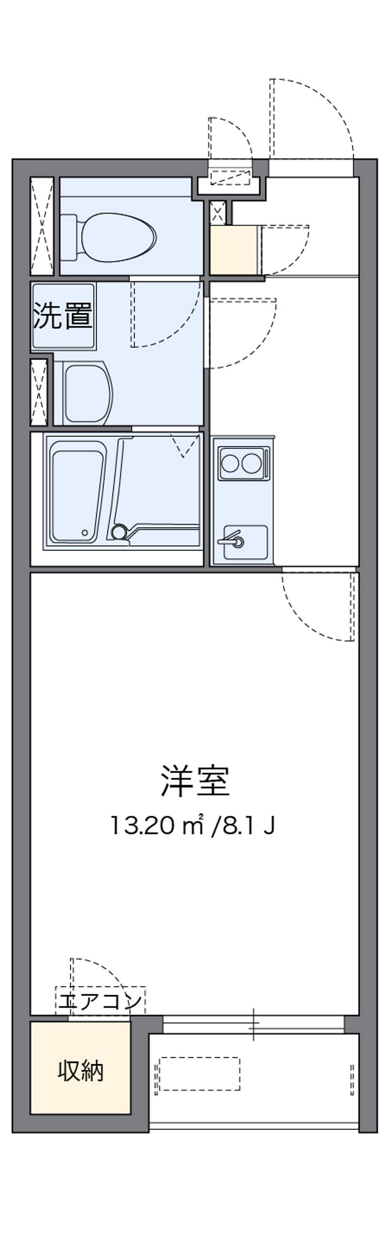 クレイノグランヴィア東草津Ⅵ 間取図