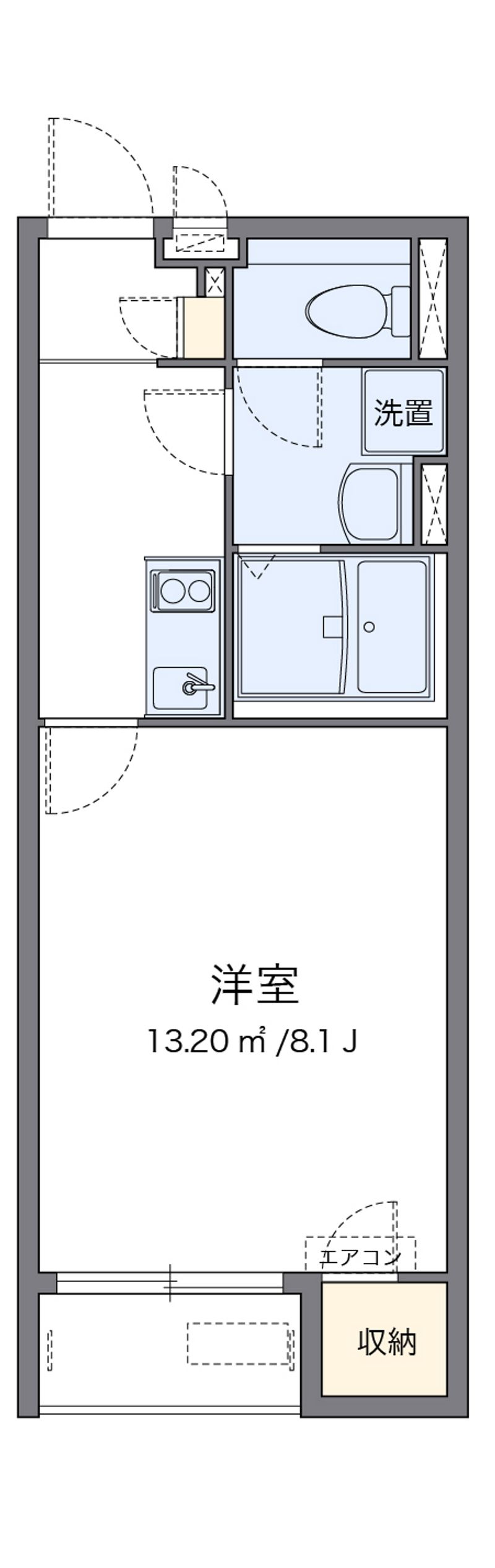 クレイノドゥマンⅡ 間取図