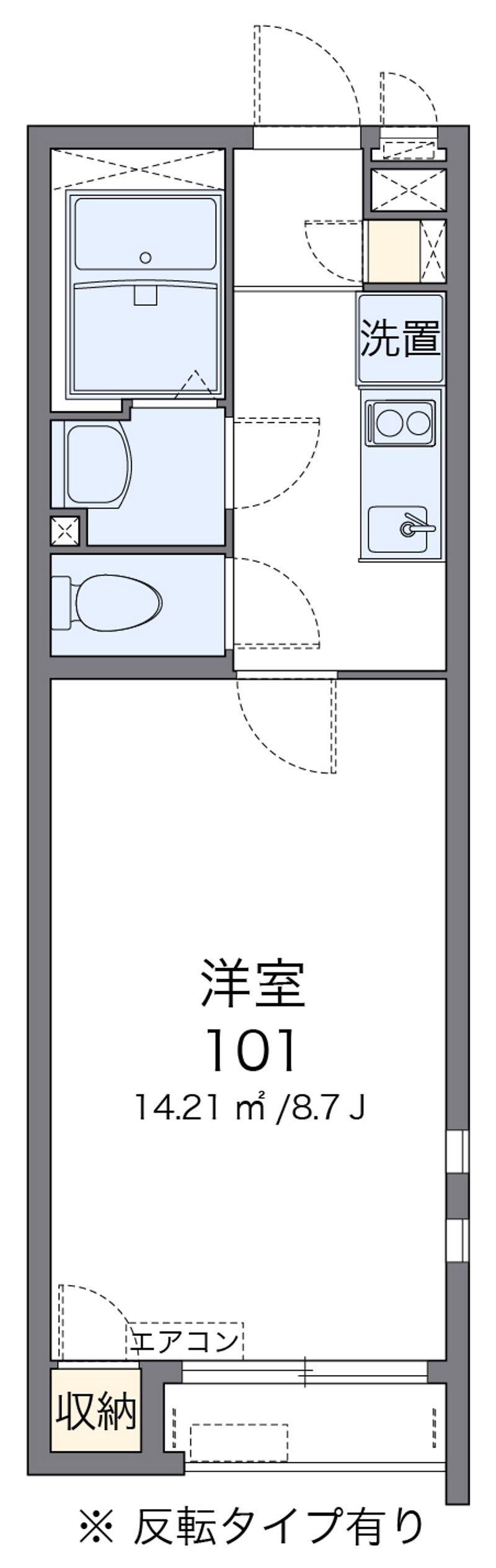 クレイノリバティアークレイワ 間取図