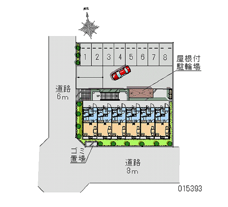 レオパレスクレスト 月極駐車場