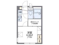 レオパレスＭＫコーポ 間取り図