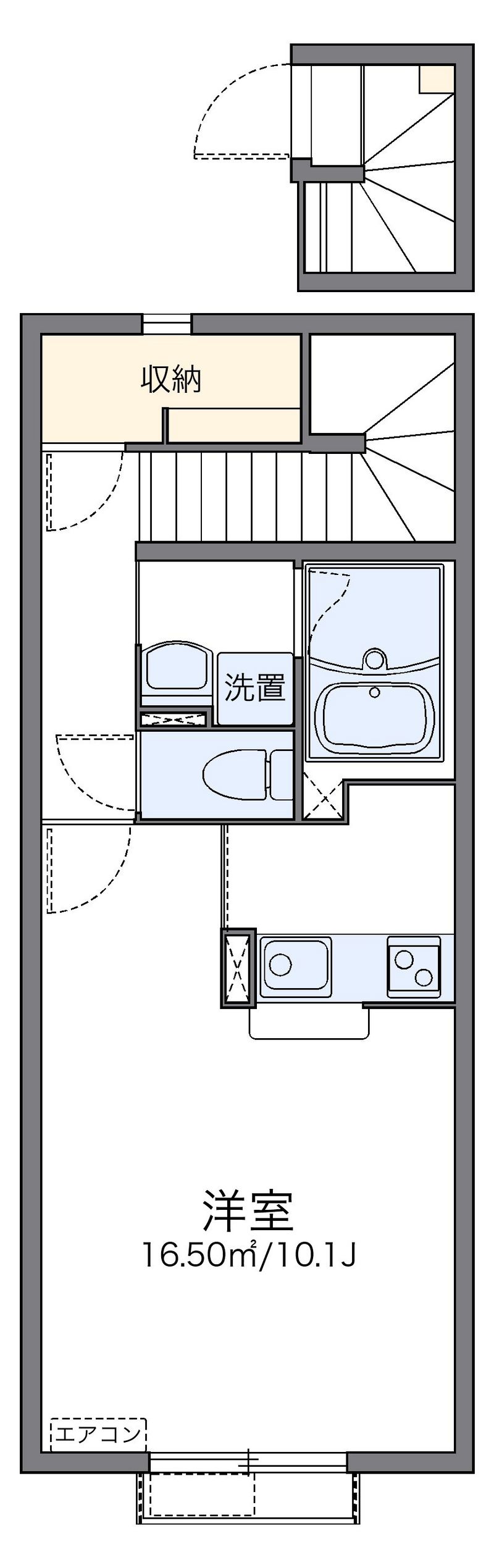 レオネクストハナオカ 間取図
