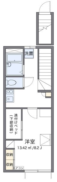 レオパレスエム 間取り図