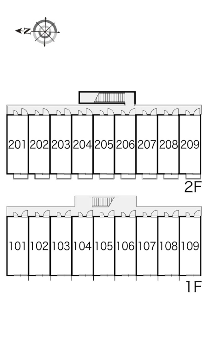 レオパレスα 間取配置図