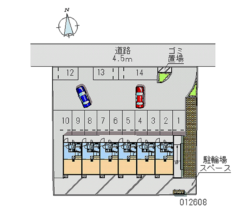 12608 Monthly parking lot