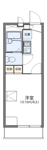 レオパレスアサヒ　アズール 間取り図