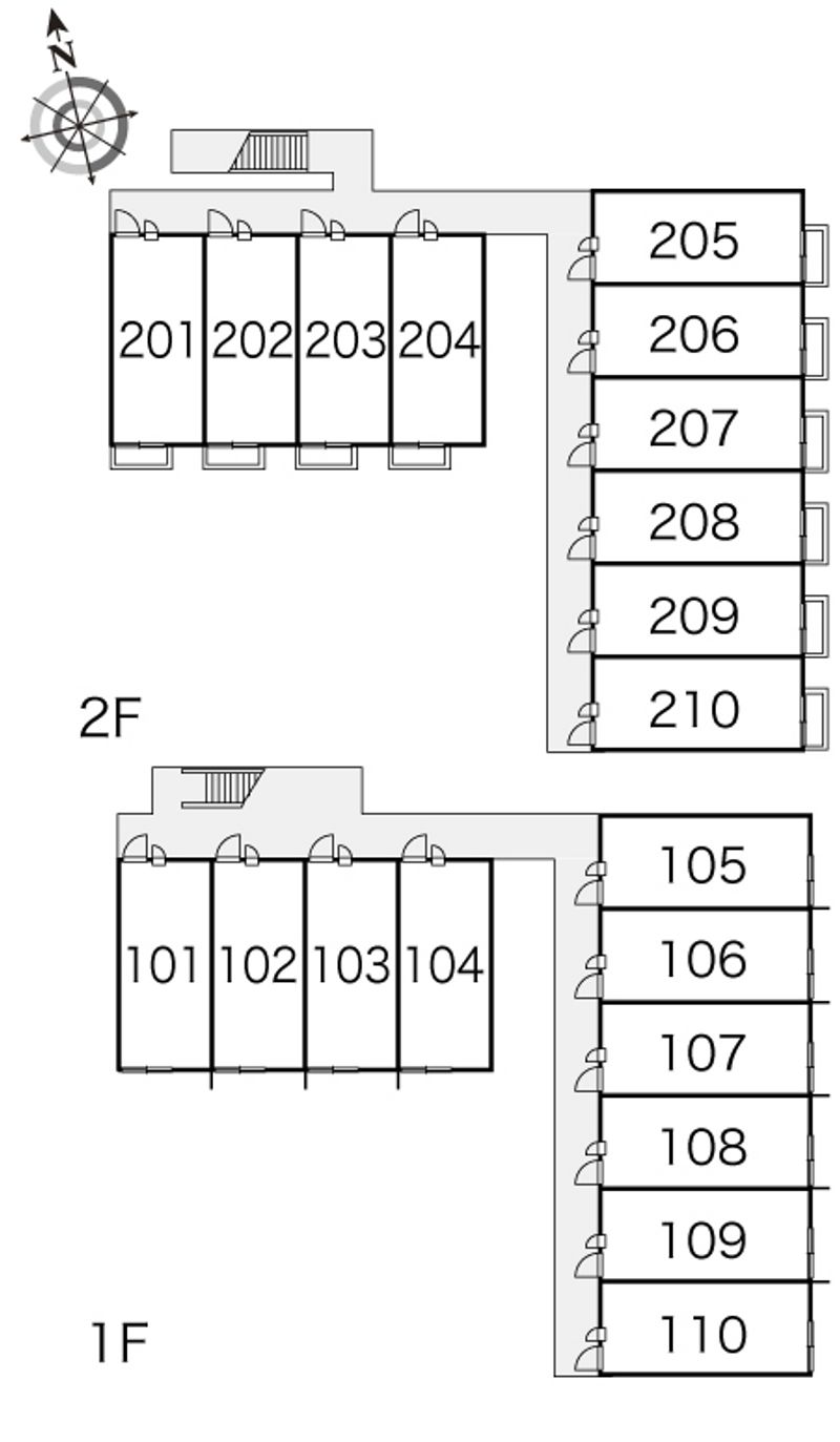 レオパレスエスペランサ 間取り配置図