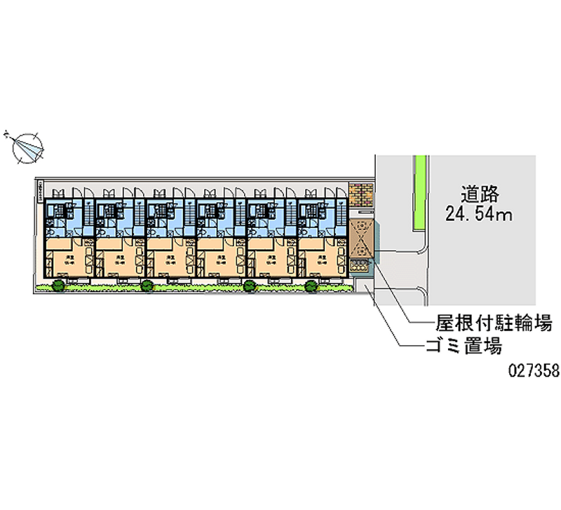レオパレスリバティ 区画図