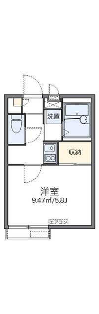 レオパレスベルサリーゼ 間取り図