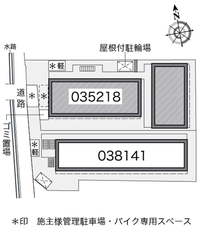 レオパレスニュー藤 配置図